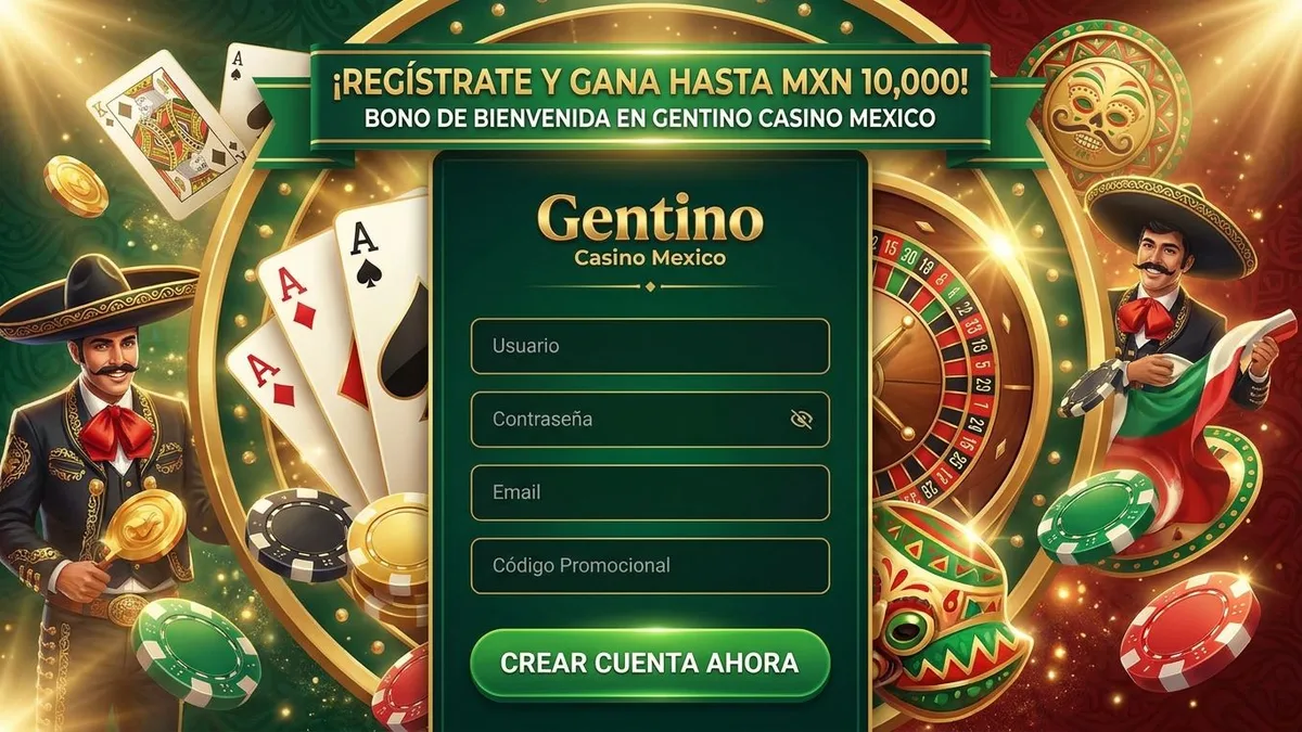 Registro con bono en Gentino Casino